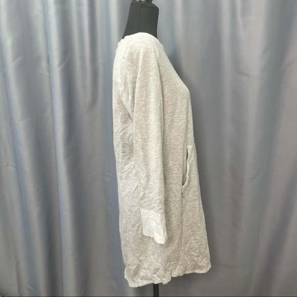 BeBop - Grey soft sweater dress with front pocket - Picture 3 of 5